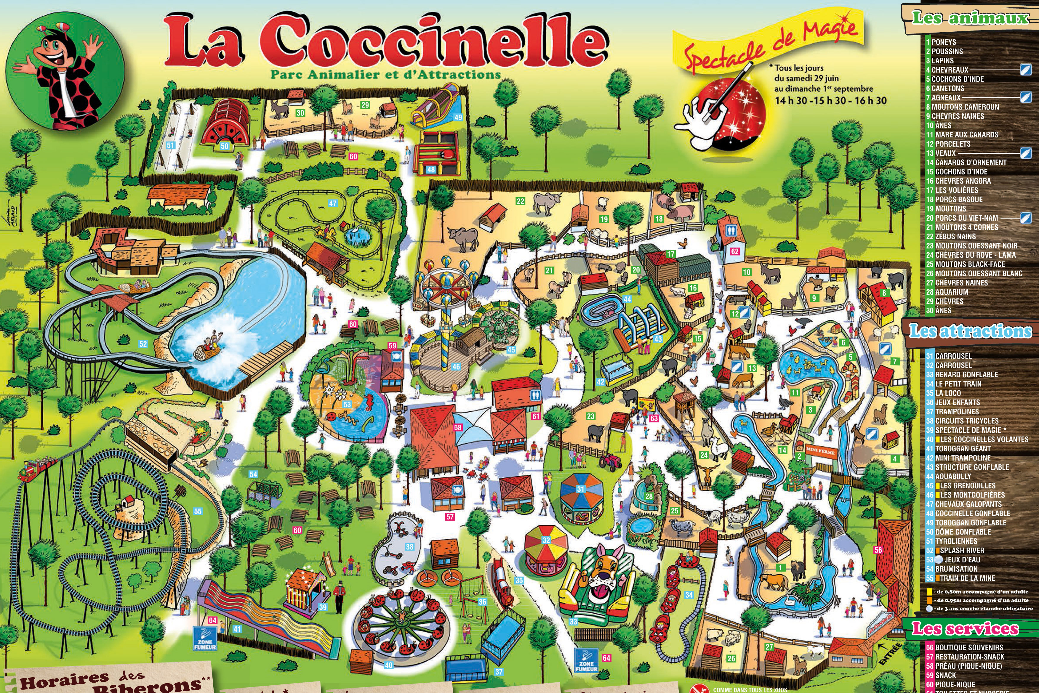 Coccinelle amusement park for children Francecomfort Holiday parks